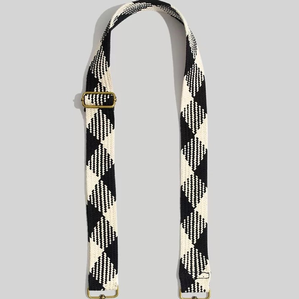 Madewell | The Crossbody Bag Strap: Webbing Edition in Black